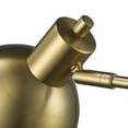 thumbnail image 2 of 18" Matte Brass Desk Lamp with Metal Shade, 2 of 9