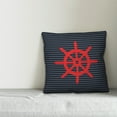 thumbnail image 3 of Creative Products Nautical Wheel 16x16 Spun Poly Pillow, 3 of 3