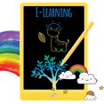 thumbnail image 1 of Tableta de escritura LCD Tablero de garabatos, Bloc de escritura de tableta de dibujo colorido de 10 pulgadas, Regalos para niñas Juguetes para niñas de 3 4 5 6 7 años (Amarillo) WD.WDQZL Hogar, 1 of 5