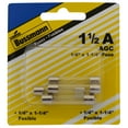 thumbnail image 2 of Bussmann BP/AGC-1-1/2-RP Bp/Agc-1-1/2-Rp 1.5 Amps Fast Acting Glass Fuse 5 pc, 2 of 2
