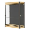 thumbnail image 7 of Waddell 603-BB-LM-SN Contempo 36 x 44 x 14 in. Light Maple Base Lighted Wall Case, Black Back - Satin, 7 of 7