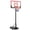 Red/Black, variant on Airfind Portable Basketball Hoop with Adjustable Height from 3.3 to 7 ft and Shatterproof PC Backboard for Indoor and Outdoor Play, White