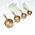 thumbnail image 1 of Stainless Steel Measuring Cups Set, Stackable Stainless Steel Measuring Cups Easy To Wash Versatile 60ml 80ml 125ml 250ml  for Baking for Kitchen, 1 of 7