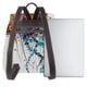 thumbnail image 3 of Balery Colorful Floral Jellyfish Mochila de Cuero para Mujeres, Gran Capacidad, Bolsa de Viaje Multifuncional, Mochila de Cuero y Bolsa de Hombro para Mujeres, 3 of 4
