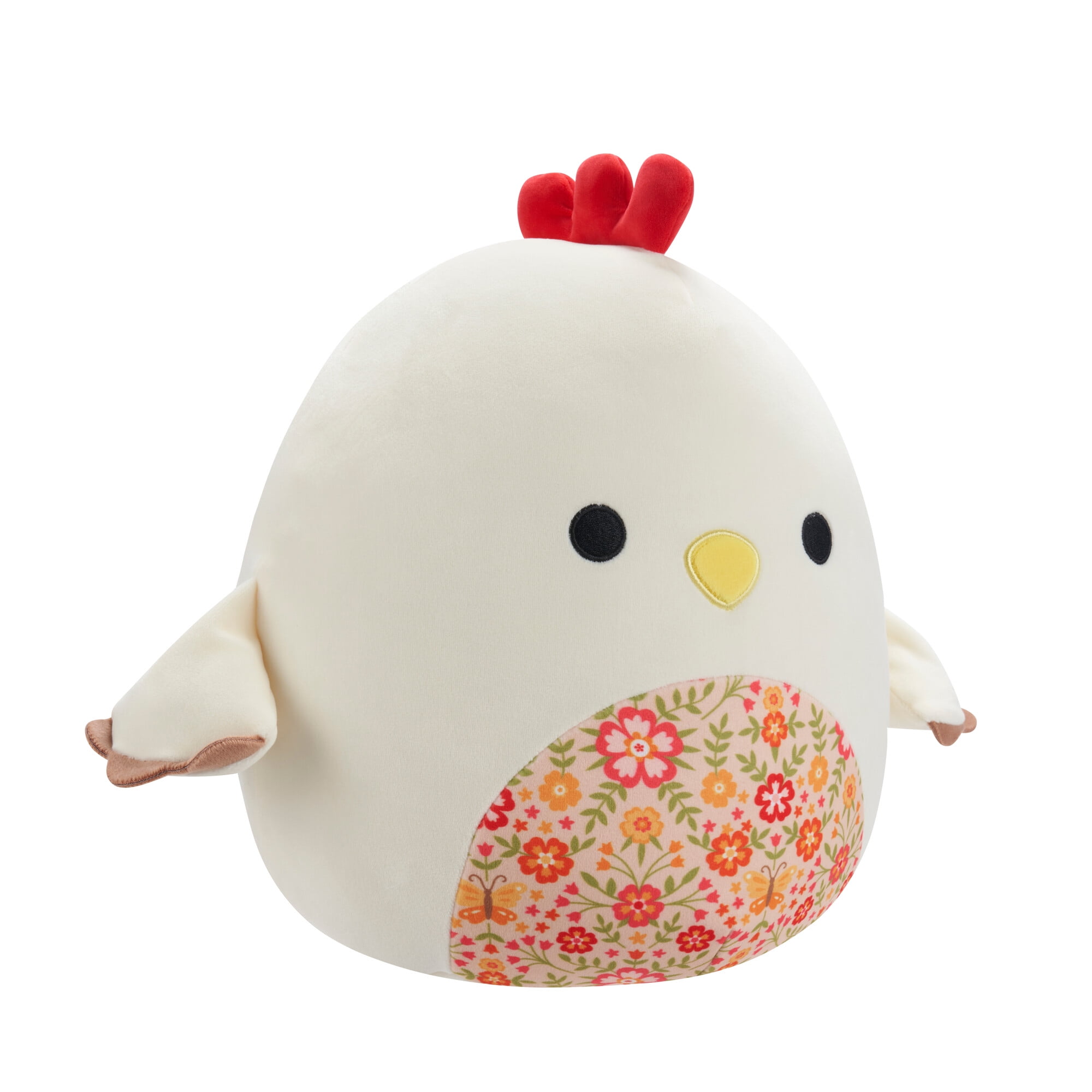 Squishmallows Official 5 inch Todd the Beige Rooster with Floral Belly - Child's Ultra Soft Plush Toy