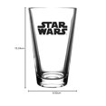 thumbnail image 2 of Star Wars Classic Pint Glass Set (Chewbacca, BB-8, R2-D2, C3-P0), 2 of 9