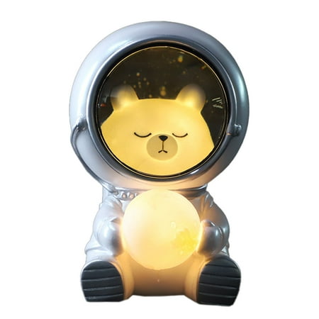 

Cute Spaceman LED Night Light Astronaut Night Light Resin Ornament