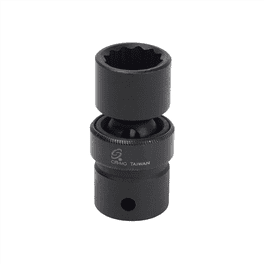 SK Tools 1/2" Drive Impact Socket - 1-1/4", 6 Point, Standard (34040) - Made In USA