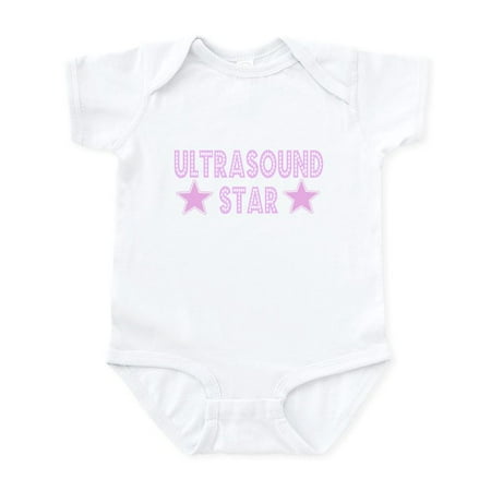 

CafePress - Ultrasound Star (Pink) Infant Bodysuit - Baby Light Bodysuit Size Newborn - 24 Months