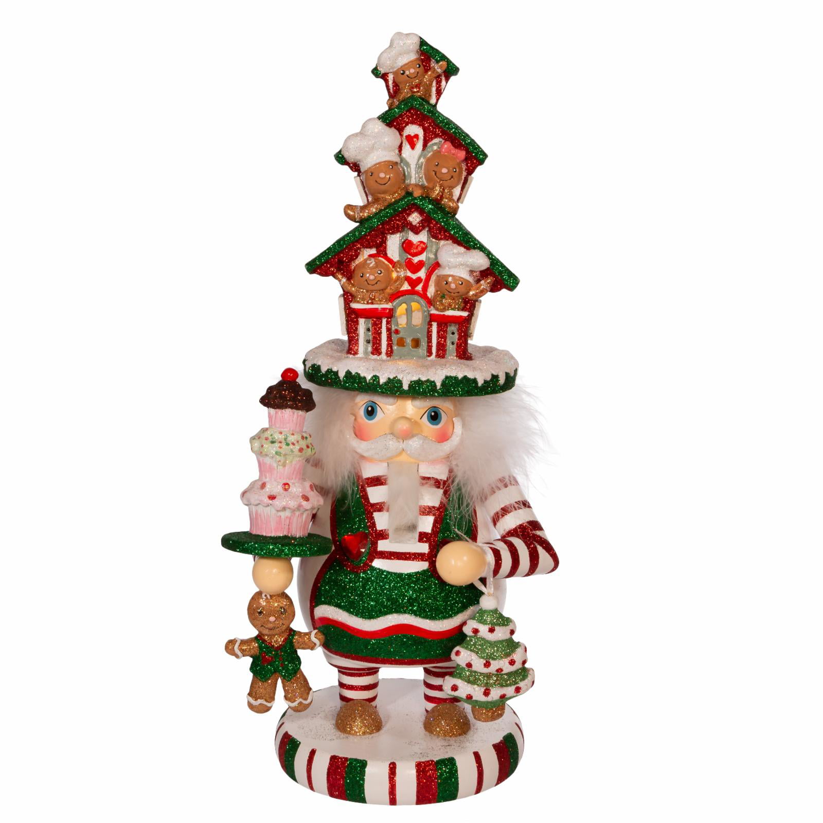 Kurt S Adler Gingerbread Man w/Presents Christmas Tree Ornaments Holiday Decor 
