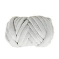 thumbnail image 3 of veasfak Chunky Yarn Crocheting Blankets Washable Bulky Yarn for Pet Bed DIY Sweaters Light Gray, 3 of 9