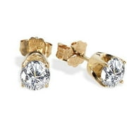 1 Carat Diamond Stud Earrings