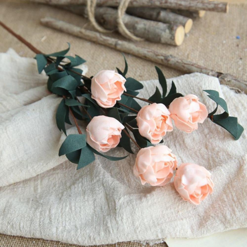 Artificial Silk Rose Flower Bouquet Fake Roses for Wedding Party Home ...