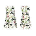 thumbnail image 7 of Fuzoiu Dinosaur Print Women's Sleeveless Dress,Summer Dresses for Women,Casual Sundresses,Beach Sleeveless T-shirt Swing Dress with Pockets, 7 of 7