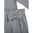 thumbnail image 3 of TheFound Baby Trousers Suit Full Ruffled Jumpsuit Bow Stretch Pants Set, 3 of 8