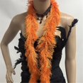 thumbnail image 4 of 4.90ft Artificial Boas Scarf Fancy Dress Boas for Women Dancing Wedding Party Colorful Boas Decoration, 4 of 20