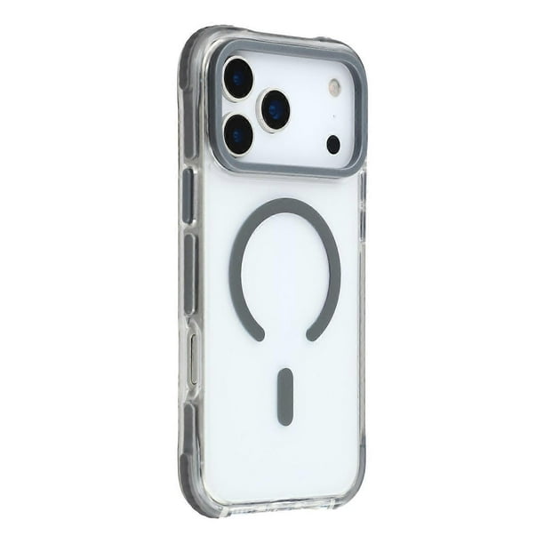 MUTURAL For iPhone 17 Pro Max Case Compatible with MagSafe Reinforced Corners PC + TPU Clear Phone C