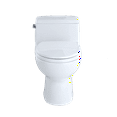 thumbnail image 2 of TOTO® Eco Supreme® One Piece Round Bowl 1.28 GPF Toilet, Cotton White - MS863113E#01, 2 of 2