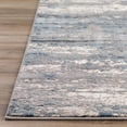 thumbnail image 3 of Addison Rugs Dayton 1'8" x 2'6" Watercolor Fabric Accent Rug in Silver Blue, 3 of 7