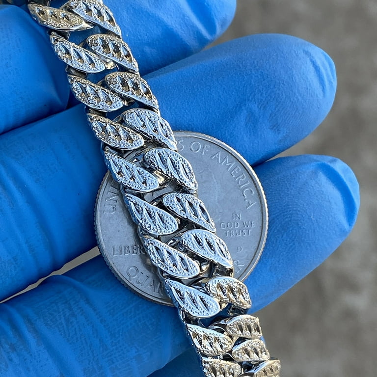 Lab Grown Diamond Cuban Link Bracelet (10mm)