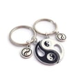 thumbnail image 3 of LICEWO Stylish Yin Yang Keychain Set Puzzle Matching Pendant Keyrings for Men and Women, 3 of 9
