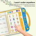 thumbnail image 4 of Electronic Reader Books for Kids Kids Abc Sound Book for Children Interactive Toy with English Letters, Words and Shapes. Educational Toys Learning Toys for Toddlers茂录聢Spanish&English茂录聣, 4 of 9