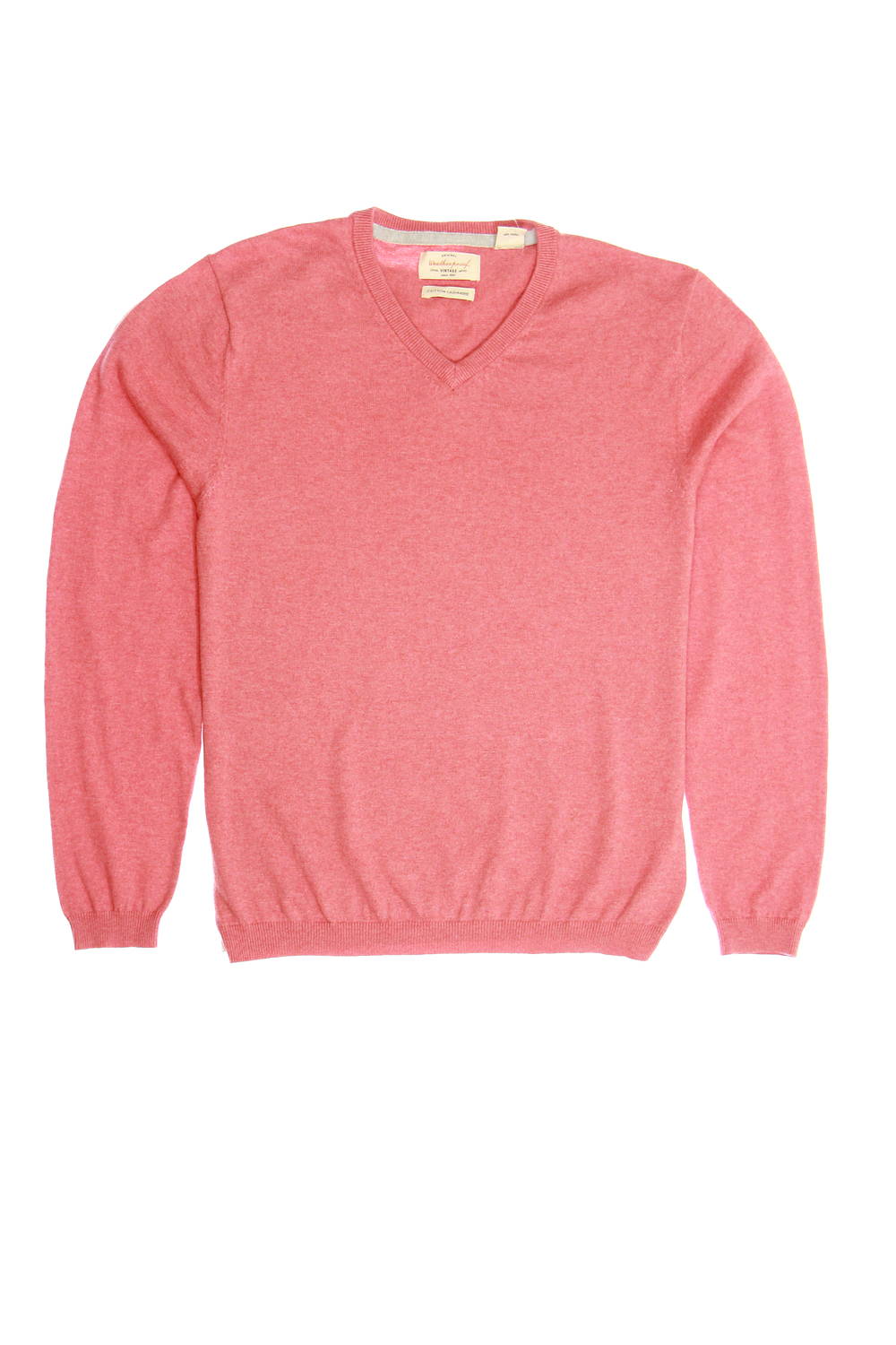 mens pink v neck sweater