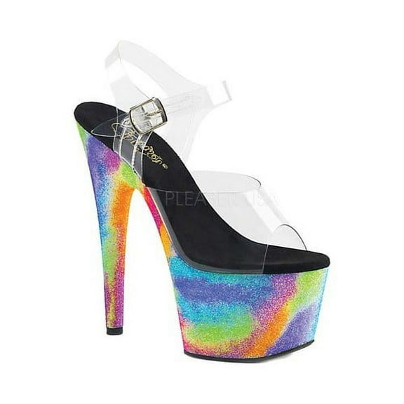 Women's Pleaser Adore 708GXY Ankle Strap Sandal