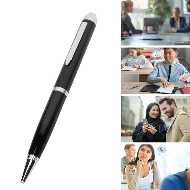 5.3 AI Voice Recorder Pen with Real Time Translation for Business Learning, App Control, Intelligent Transcription ABS Material Built in Li Battery: 180mAh