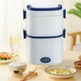 thumbnail image 3 of RKSTN Electric Lunch Boxes Hot Household Stainless Steel Lunch Box 1.8L Display Function Car Insulation Plug In Lunch Box kitchen gadgets, 3 of 5