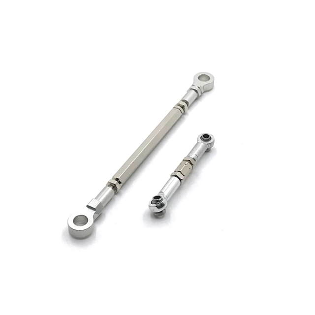 Varillas de enlace de automóvil Partes de repuesto para automóvil RC útiles útiles RC RC REEMPLAZO PARA RC CAR ZP1001 ZP1002 ZP1003 ZP1004 SILVER 2 PCS Inevent FN001488-03