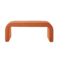 thumbnail image 6 of Modern U-Shaped Teddy Ottoman Set of 3 with Soft Beige Canvas 44 " and 18 " Stools Perfect for Living Room Footrest or Entryway, 6 of 6