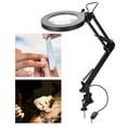 thumbnail image 3 of LED Magnifier Lamp 5X Salon Clamp Mount Eyeliner Manicure  Beauty Light, 3 of 8