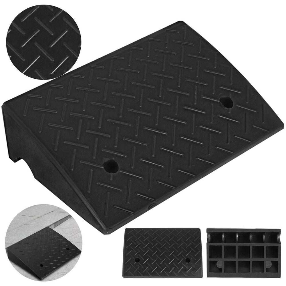 VEVOR Curb Ramp 5.3" Height 12.7" Width Rubber Curb Ramp Heavy Duty Car