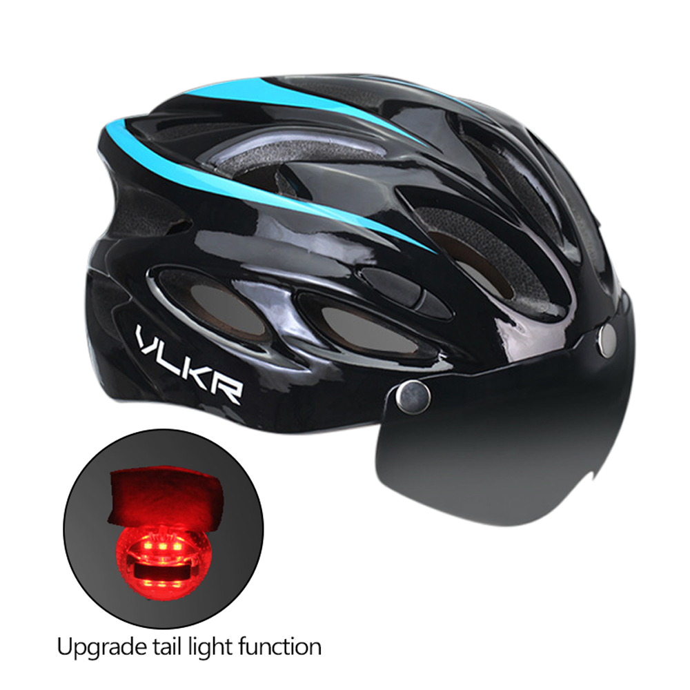 bicycle helmet with goggles
