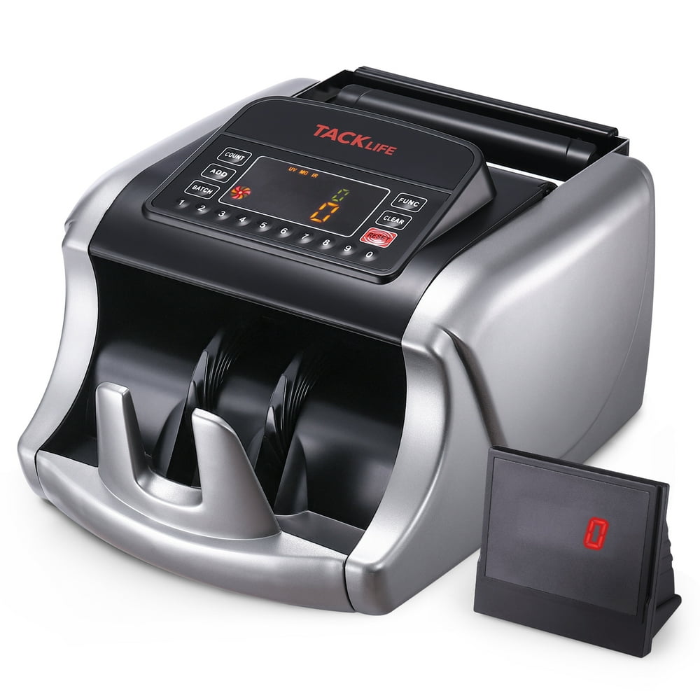 TACKLIFE Money Counter with UV/MG/IR Detection, Counterfeit Bill