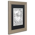 thumbnail image 3 of Trademark Fine Art "Fairy 13" Canvas Art by KCDoodleArt Black Matte, Birch Frame, 3 of 3