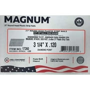 Magnum Fasteners 2849792 Clous - lani-res inclin-s - queue annel-e, 21 - deg. - Paquet de 4000
