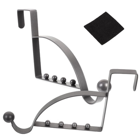 Raindrops 2pcs Over The Door Hook Heavy Duty Over Door Hanger Organizer for Coat Towel Bag Robe