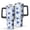 Pioneer Flower Floral-3, variant on 40oz Pioneer Flower Floral Print Pattern Insulated Tumbler with Handle, BPA-Free Leak Proof Lid and Straws, Double Wall Vacuum, Hot 12h/Cold 34h