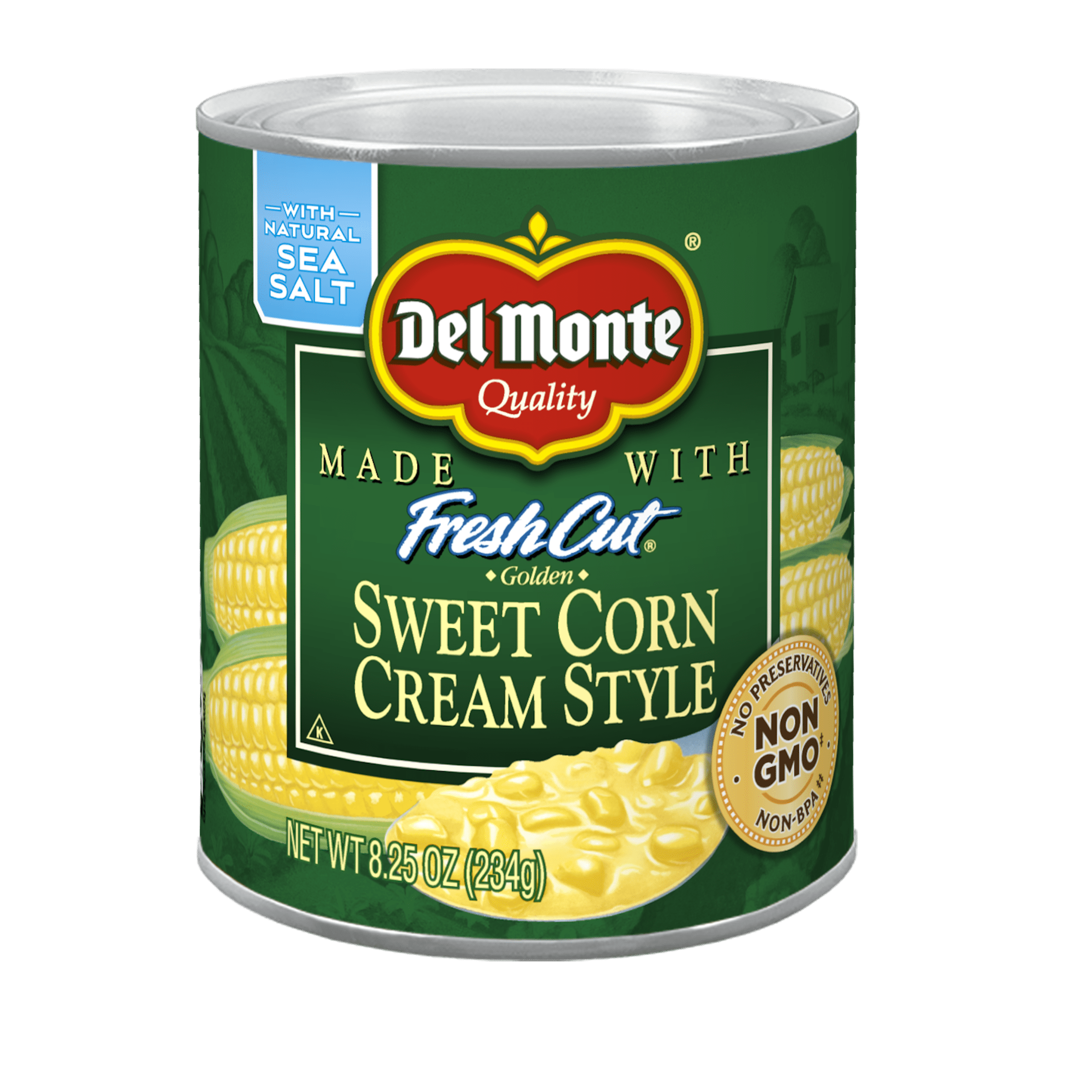 Del Monte Golden Sweet Corn Cream Style, 8.25 oz Can
