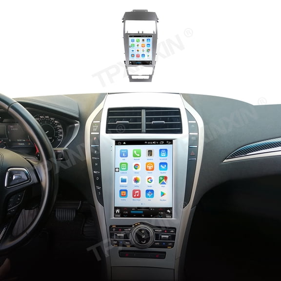 TPXINXIN 10.4 inch Car Radio Android 12 Screen for Lincoln MKZ 2017-2019 GPS Audio Receiver Carplay Stereo Head Unit