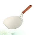 thumbnail image 5 of Oraceous Paddle Wood Handle Homemade Pizza Cake Pie Plate Holder Anti Scald Large Pizza Flipper Turner Gadget for Home Kitchen, 5 of 10