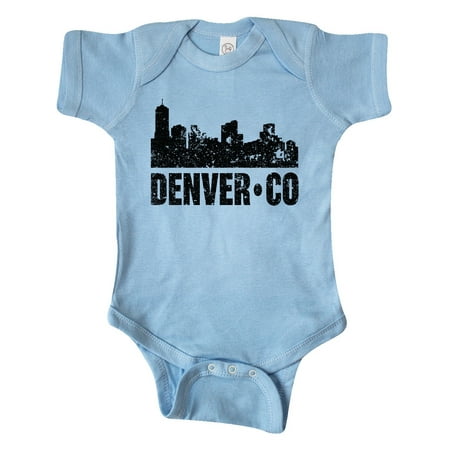 

Inktastic Denver Colorado Skyline Grunge Gift Baby Boy or Baby Girl Bodysuit