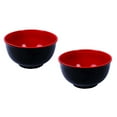thumbnail image 4 of CIMAXIC Melamine Bowls with High Impact Visual Contrast for Eating Use Assorted Color 5.5 inch,5.59"X5.59"X2.91", 4 of 5