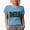Baby Blue, variant on Blessed and Dog Obsessed, Pet Lover, Owner or Parent Quote, Groovy Retro Wavy Text Merch Gift, White T-Shirt, Large