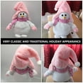 thumbnail image 5 of Christmas Snowman Plush Stuffed Ornaments for Tabletop Party, 5 of 7