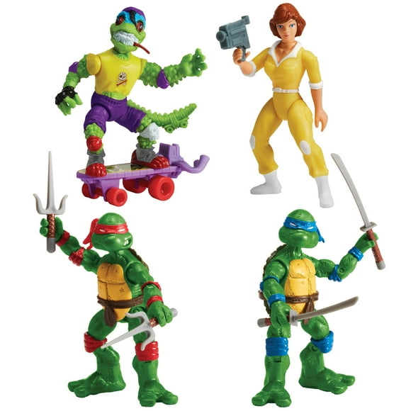 PlayMates Teenage Mutant Ninja Turtles: Classic Adventure Heroes Collection Toys - Exclusive