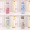 thumbnail image 4 of Bewildely Frasco de vacío de 350ML, Mini botella de acero inoxidable, taza aislada, botellas de agua, tazas de prensa de pajita interna para beber de Suministros térmicos Verde Bewildely HA071449-03, 4 of 6