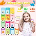 thumbnail image 2 of Tarjetas flash parlantes para niños pequeños con 224 palabras visuales Terapia del habla Autismo Juguetes sensoriales Aprendizaje educativo Juguetes parlantes para niños y niñas de 1 2 3 4 5 años Rega, 2 of 5